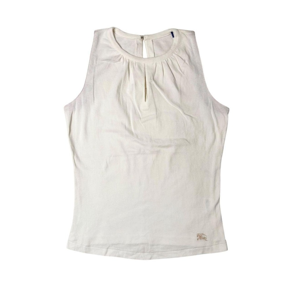 Burberry Blue Label high neck keyhole tank top